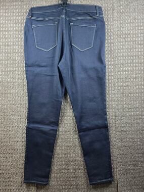Nine West Cigarette Mid Rise Skinny Dark Jeans Size 14